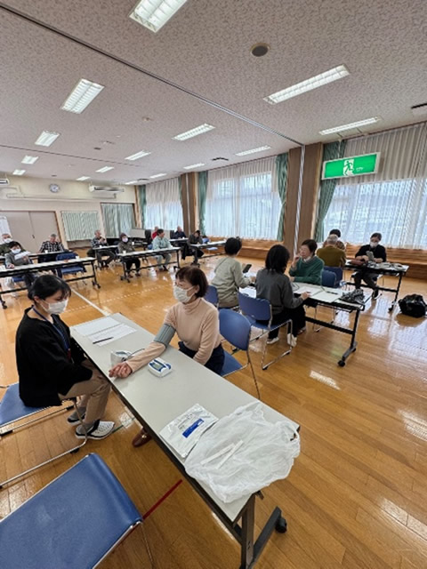 森林療法の体験会（秋田県上小阿仁村）